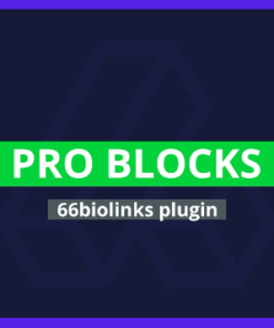 Pro blocks plugin (66biolinks plugins)