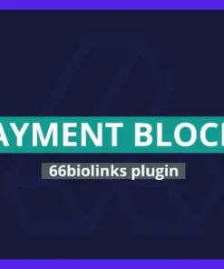 Payment blocks plugin (66biolinks plugins)  Latest Version v4.3.0