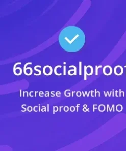 66socialproof - Social Proof & FOMO Widgets Notifications (SAAS)