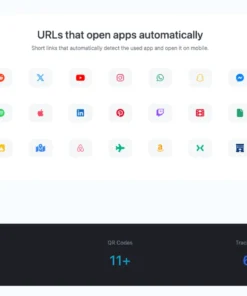 Alternative view of Bio Links, URL Shortener, QR Codes & Web Tools (SAAS)