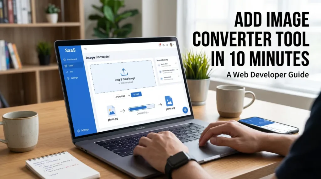 How to add an image converter tool to any website in 10 minutes using a web tools toolkit and online image conversion software.
